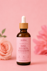 Rose Geranium Body Oil | Luxury Floral Skin Oil | Sandalwood Rosehip | Inner Bloom